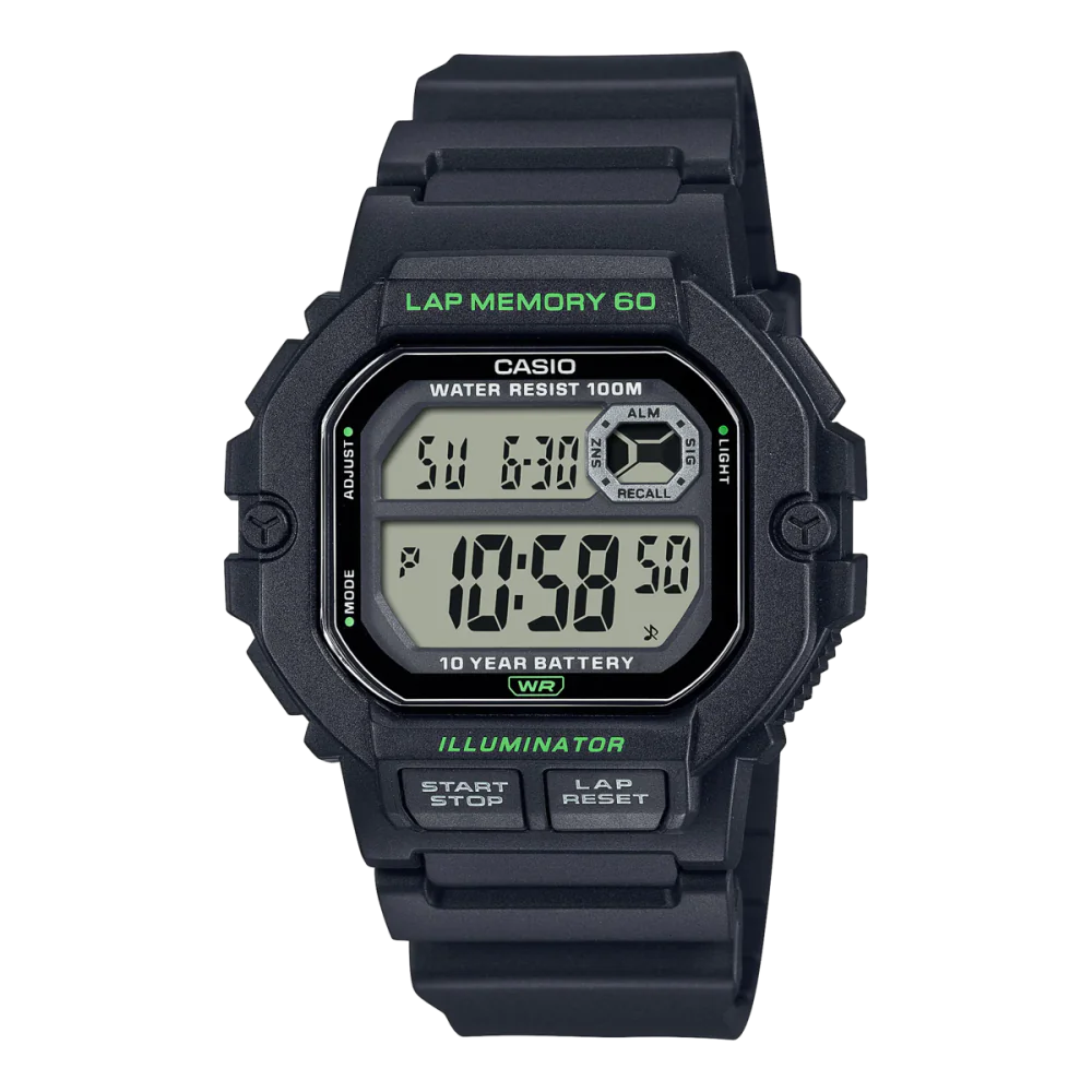 CASIO Youth Digital Watch WS-1400H-1AVDF