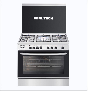 Real Tech Cooker New Chef Model – 80×60 | Copper Burners | Fan
