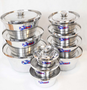 Shawarmah Aluminum handle set 10 pieces 20 paint