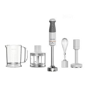 Kenwood Hand Blender, 850 Watt, 1.7 Liter, with Multiple Attachments, White x Grey, RAYA WARRANTY,  HBM40.306WH