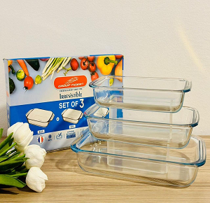 Tiger Pyrex Tagine Set, 3 pcs (abdo-A)
