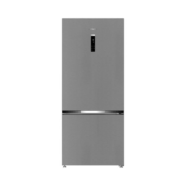 HITACHI Refrigerator 557L Inverter No Frost Bottom Freezer Inox R-B590EY2R