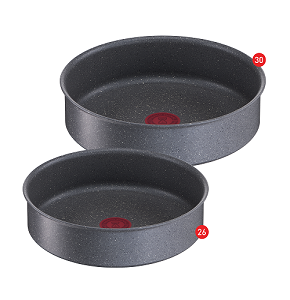 Tefal Zahran Natural round oven trays 30‑26 cm



