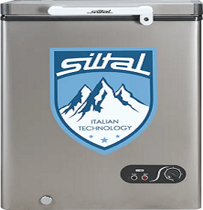 Siltal Chest Freezer Defrost, 180 Liters, Silver - CF180