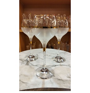 2M boom gold gilded 6 pieces laser engraving cups set
