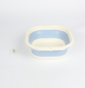 Silicone organizer 4 liters rectangular foldable multicolored 27×18×8.5 cm D4159