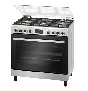 BOSCH Gas Cooker 90cm Digital, Stainless HGP3I8W50S