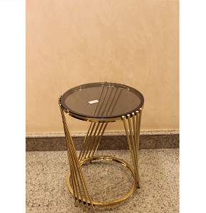 Stainless Steel Gold Stool 6036-S65 
