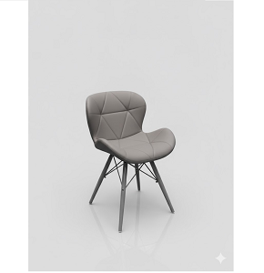Royal Chair Upholstered Chair – Grey
