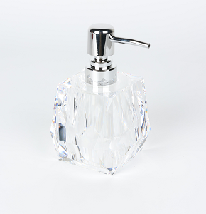 Soap Dispenser Luxury Cut 200ml With Silver Pump 6825