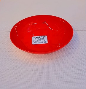  Deep Plate 20 cm - Red-0795697020355-
