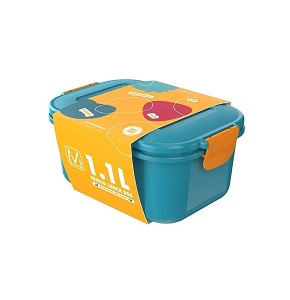 1.1L Lunch Box Teal/Orange
