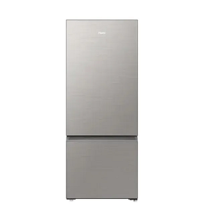 Haier Refrigerator Combi, No Frost, 433 Liters, 2 Doors, Inverter, Bottom Freezer, Silver - HRF-460BMSM