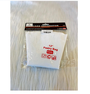 White Pastry Bag 30 cm – Strong material, suitable for decorating and filling
