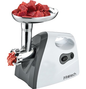 Protech meat grinder 2000 Watt with accessories White - PRO-MG2000W