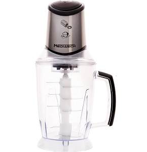 Media Tech Chopper, 2L 800W 8 Blades,Silver Black - MT-CR50

