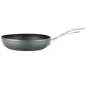 Savia Frying Pan 28 cm - Spanish Brand: Durable hammered aluminum with two non-stick layers, stone finish, PFOA-free. Comfortable stainless steel handle, oven safe, suitable for all stoves including i
