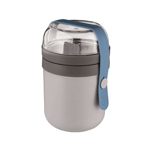 Berghoff double-layer plastic lunch box, gray









