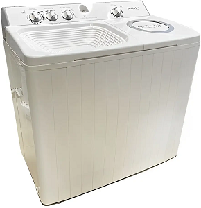 FRESH Washing Machin Half-Automatic Top Loading 12 Kg, Scrubbing Lid, Extra , White - FWT12000ND-1