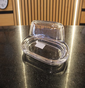 Turkish model glass butter dish MD - 70
