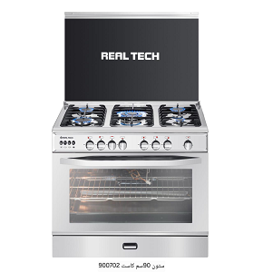 Real Tech Cooker, Stone Model – 90×60 | Oven Chambers | Fan | Cast
