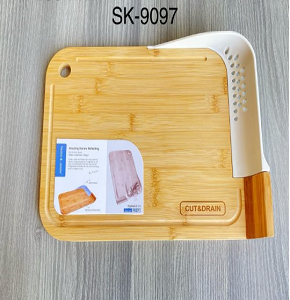 Wooden Cutter with Practical Silicone Grip 24pp-9097--SK
