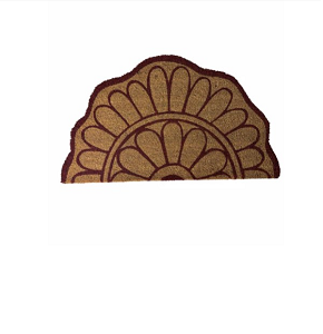 D.C Interiors Semicircular Coir Doormat 40 x 75 Cm

