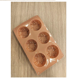 Silicone Cupcake Mold 6 Cups Brioche – Suitable for daily use