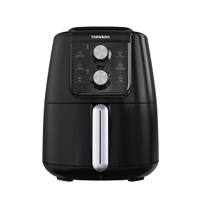 Tornado Air Fryer, 4 Liters, 1550W, Black and Silver - THF-1554M-XL-BS

