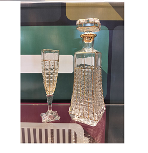 2M arizo diamond filling 6 cups + bottle sherbet set
