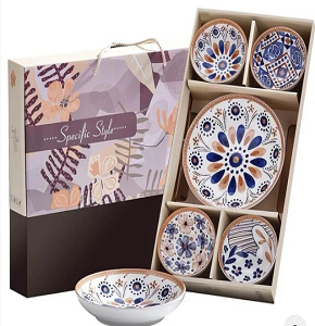 Set of 4 bowls and 2 vegetable plates 3-25
