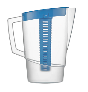 Pitcher with Infuser - Clear with Blue lid
