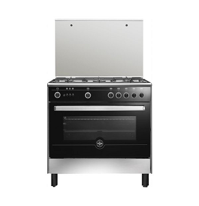 La Germania Cooker 90 x 60 - 5 Gas Burners Stainless x Black - 9N10GUB1X4AWW-1