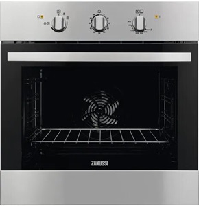 ZANUSSI BUILT-IN GAS OVEN WITH FAN 60 CM BLACK -  ZQENG1X1