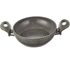  top chef granite round Egg Plate size 22 gray
