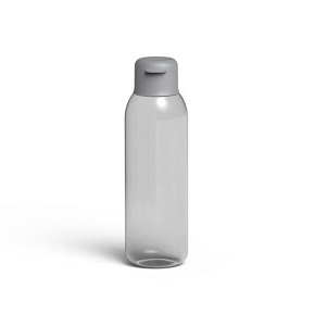 Berghoff gray glass water bottle, 0.75 liters