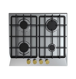 FRESH Hob Built-in Gas 60 cm 4 Burners Stainless Steel – 8870 - HAFR60CMSC1