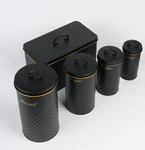 Spice Set 5 Pieces (4 Jars + Bread Box) - MY-698