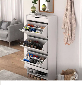 Shoe Rack RETRO AGENCY 60 cm white RA-S70
