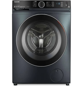 Toshiba Front Load Automatic Washing Machine, 8Kg, Inverter Motor, Dark Grey - TW-BK90GF4EG(MK)
