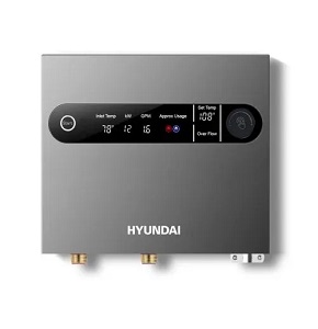 HYUNDAI Instant Water Heat 12K Vertical Silver Q22120 Silver