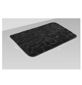 Bath Luxe Black Toilet Mat 45cm * 75cm