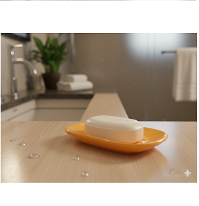 M-Design Flat Plate 26 cm – Orange (BPA Free – Microwave Safe)6224007306246


