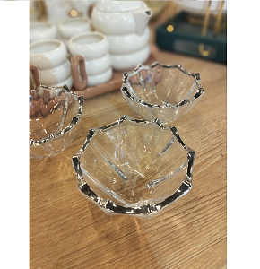 Crystal 2 Acquadro Lip Bowl Set
