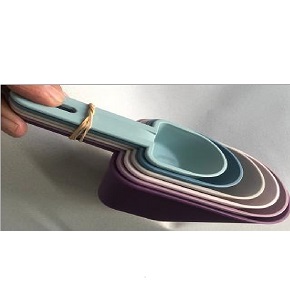 Aksa Ware measuring set 6 sizes assorted colors
