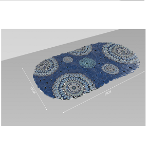 Bath Luxe Blue Bathroom Mat 45cm * 75cm