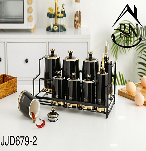 10-Piece Spice Set with Stand Code JJ679-2
