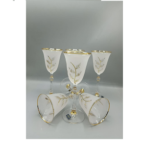 Flower Engraved Glass Set 1989229