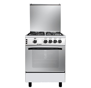 Fresh Rainbow Cooker, 4 Burners, Fan, 60×60 cm -Stainless Steel - 6630 - Rainbow60-SS-F-1