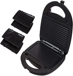 Sonifer Sandwich Maker 3-in-1, 800W, Black SF-6050